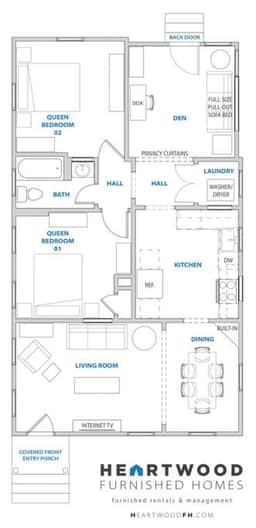 The Blue Door Farmhouse | 2BR 1BA Near DT Cola - Image 2