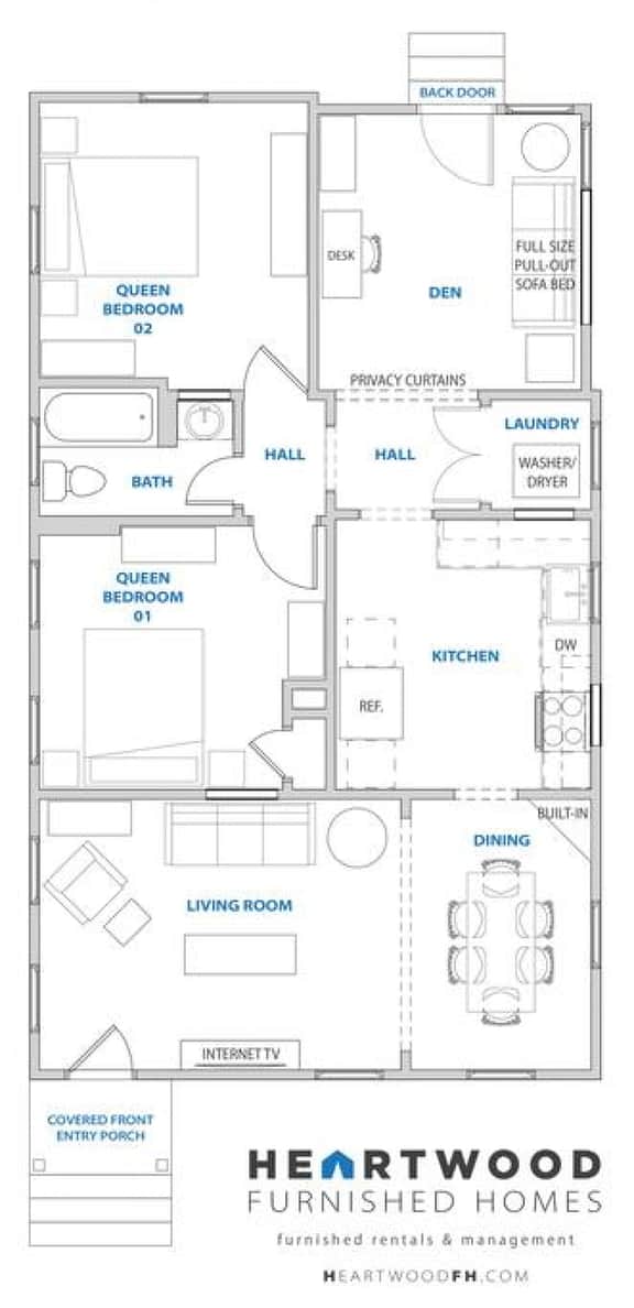 The Blue Door Farmhouse | 2BR 1BA Near DT Cola - Image 2