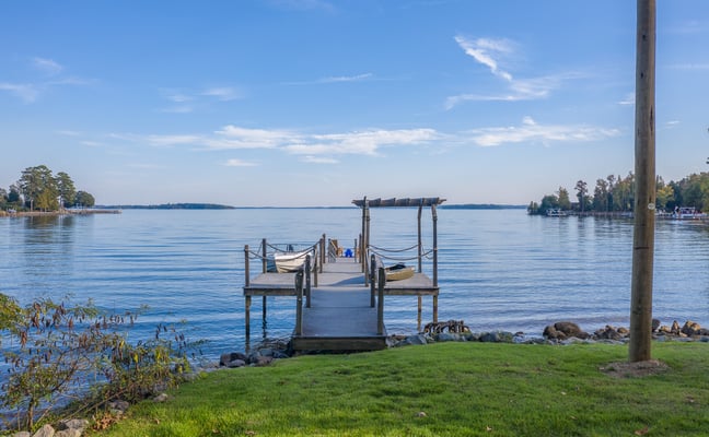 Lake Murray waterfront dock in Lexington SC